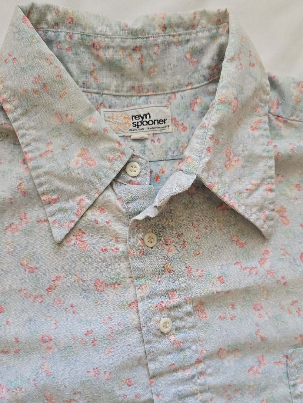 Vintage 1960's Men's Reyn Spooner Pop-Over Hawaiian Shirt - XXL